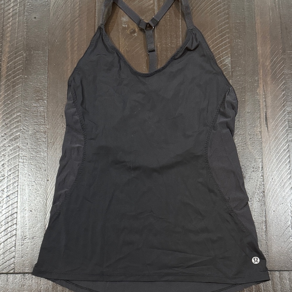 Black Women's Tank Top. Lululemon size 4. Good condition.